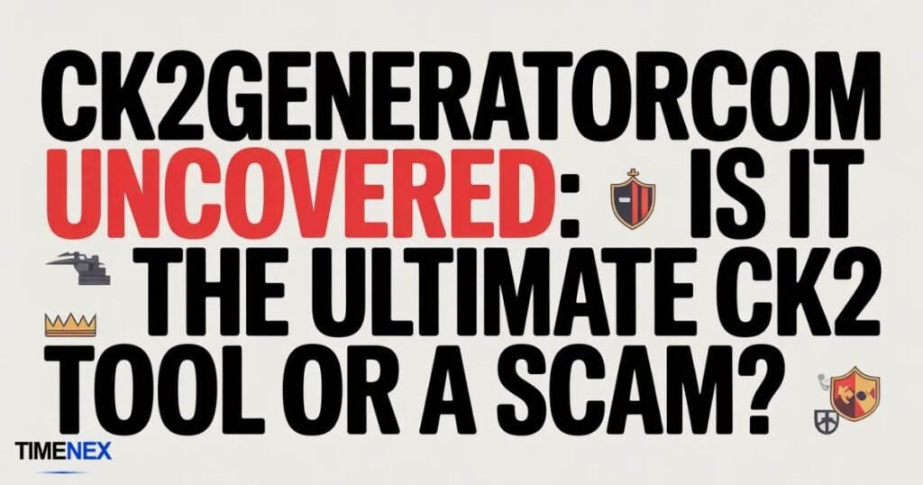 Ck2generatorcom Uncovered: Is It the Ultimate CK2 Tool or a Scam?
